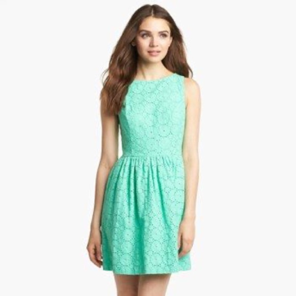 Women’s Turquoise Embroidered Dress